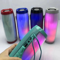 LED Rainbow Bluetooth Speaker Travel Friendly Portable Size